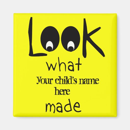 私が作った冷蔵庫磁石のカスタマイズ可能な外観 マグネット (正面)