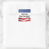 私が作った！ステッカー（パーソナライズ） スクエアシール (バッグ)