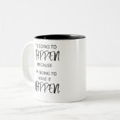 私が作るから起こる ツートーンマグカップ (正面左)