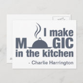 「私が作る魔法」名前をカスタムする ポストカード (正面/裏面)