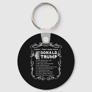 私が信頼するものドナルド・トランプアンチPotus V キーホルダー