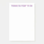 私が修正しているものを投稿するノート ポストイット (正面)