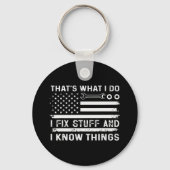 私が修正する物と私は知っている キーホルダー (正面)