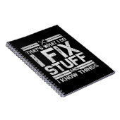 私が修正する物と私は知っている ノートブック (右側)