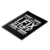 私が修正する物と私は知っている ノートブック (左側)