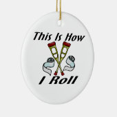 私が傷つけられていかに転がるか セラミックオーナメント (右)