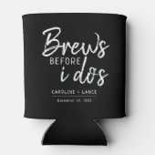 私が共同でウェディングシャワーする前にブリュース 缶クーラー (裏面)