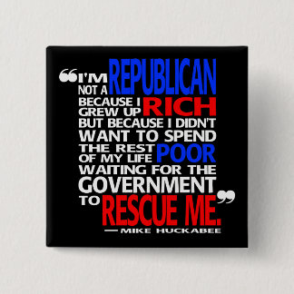 私が共和党員-ボタンなぜであるか 缶バッジ