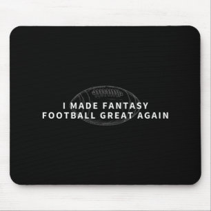 私が再びファンタジー素晴らしサッカー荷車を引くファンタジー マウスパッド