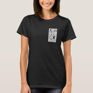 私が出会った神彼女は黒人政治アンチ人種差別1 Tシャツ