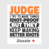 私が判断するのは物事を判断するおもしろい諺 シール (シート)