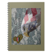 私が務めた – イラクの戦闘退役軍人 ノートブック (正面)