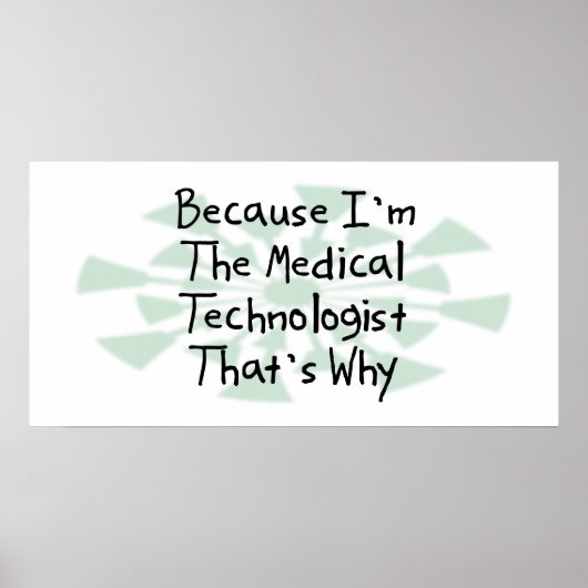 私が医療技術士だから ポスター (正面)