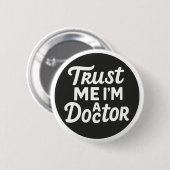 私が医者だと信じて 缶バッジ (正面&裏面)