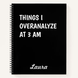 私が午前3時に分析しすぎること ノートブック