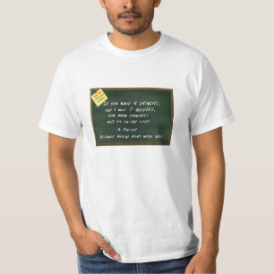 私が単語の数学の問題のTシャツをいかに見るか Tシャツ