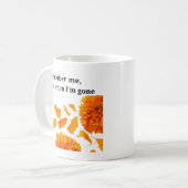 私が去った時も、私を覚えておきなさい コーヒーマグカップ (正面左)