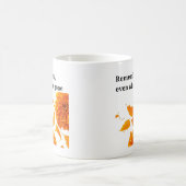 私が去った時も、私を覚えておきなさい コーヒーマグカップ (中央)