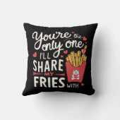 私が友達と共有する友達おもしろいは クッション (裏面)