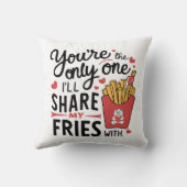 私が友達と共有する友達おもしろいは クッション (裏面)