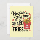 私が友達と共有する友達おもしろいは シーズンポストカード (正面/裏面)