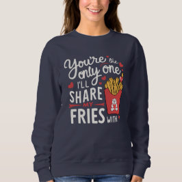 私が友達と共有する友達おもしろいは スウェットシャツ