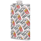 私が友達と共有する友達おもしろいは フラスク (左)