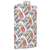 私が友達と共有する友達おもしろいは フラスク (右)