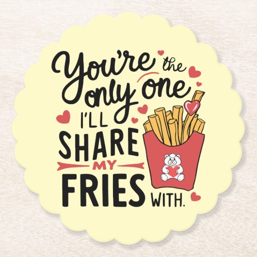 私が友達と共有する友達おもしろいは ペーパーコースター (正面)