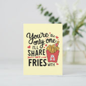 私が友達と共有する友達おもしろいは ポストカード (スタンド正面)