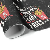 私が友達と共有する友達おもしろいは ラッピングペーパー (ロールコーナー)