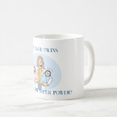 私が双子を出産 コーヒーマグカップ (正面右)