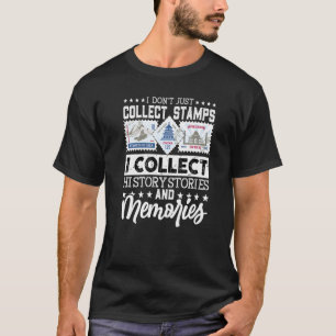 私が収集する歴史郵便切手フィル Tシャツ