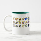 "私が取った端正な物の一部。" ツートーンマグカップ (左)