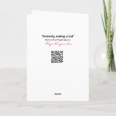 私が取り扱っている物のリストの作成 カード (裏面)