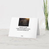 私が古いHorsewomanである時 カード (裏面)