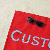 私が可愛い人魚のサンダー_コーブ ビーチタオル (インサイチュ)