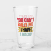 私が可愛い男を持っている私をいじめることができない タンブラーグラス (正面)