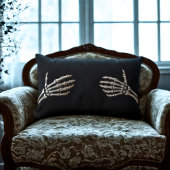 私が可笑しいハロウィーンのスケルトン装飾パーティー ランバークッション