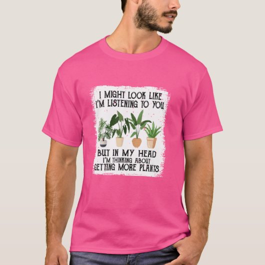 私が君に似ている植物だ聞ろうが Tシャツ (正面)