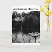 私が君のカードを愛しているからさ カード (黄色い花)