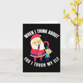 私が君の考え事で私は私の小妖精や小人のクリスマスをTouch カード (黄色い花)