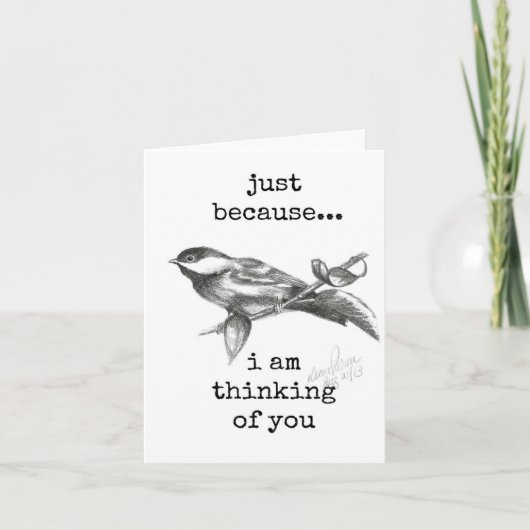 私が君の考え《鳥》アメリカゴガラカード カード (正面)