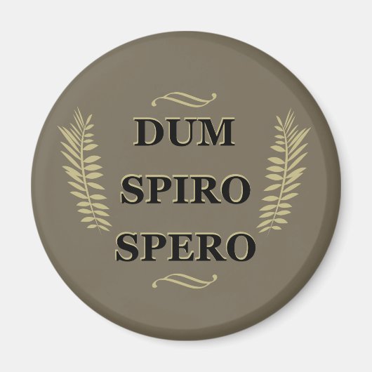 私が呼吸している間、私は願っている マグネット (正面)