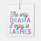 私が唯一のドラマは楽しむまばたきだ セラミックオーナメント (左)