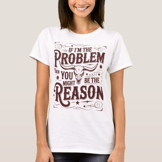 私が問題ならTシャツ Tシャツ (正面)