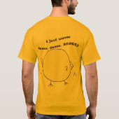 私が基本的なTシャツを踊りたいと思うGarbanzoの~ Tシャツ (裏面)