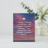 私が変えられないものはもう受け入れない ポストカード (スタンド正面)