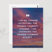 私が変えられないものはもう受け入れない ポストカード (正面/裏面)