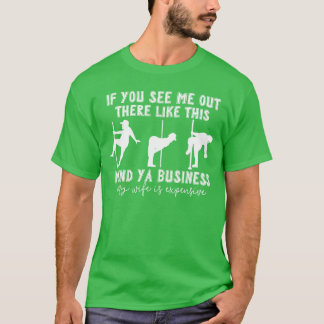 私が外でこんな風に見えたらあなたの知ったことじゃないわ Tシャツ